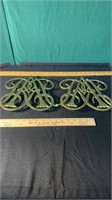 Lot Of 2 Queen Anne Cypher Trivets 1950