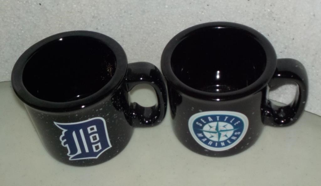 Lot of 2 Large MLB Coffee Mugs