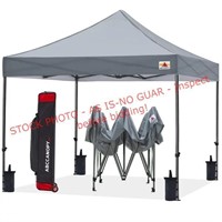 Crown Shade Pop-Up Tent 10'x10' Gray Canopy