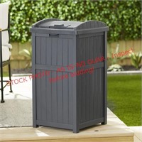 Suncast 33gallon trash hideaway refuse container