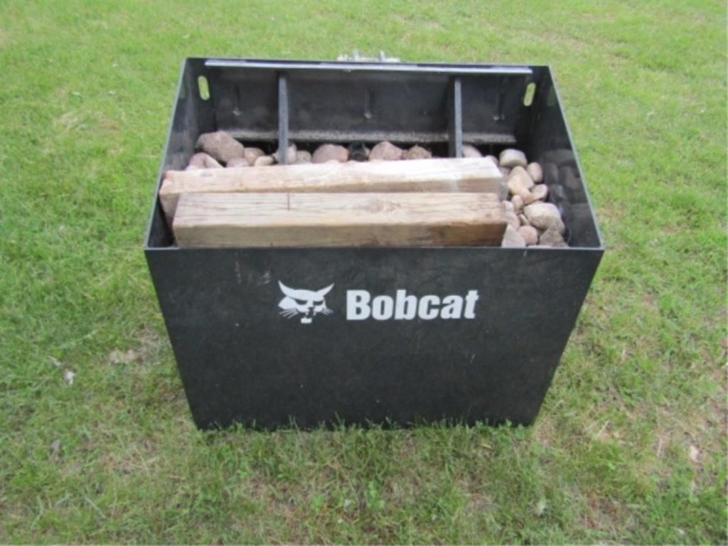 Bobcat 3pt. Ballest Box, Filled w/Rocks