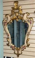 Painted Gilt Wall Mirror