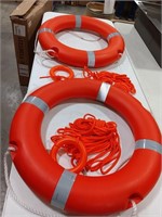 Lifebuoys-Boat Safety Throw Ring
 Set of 2