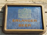 "Erlanger" Framed Beer Mirror