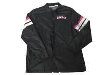 'Savage" Jacket (Black with Pink/White Trim) (L)