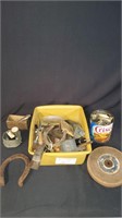 Horseshoes, Vtg Locks & Misc Hardware