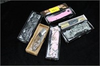 6 ASSORTED FOLDING POCKET KNIVES