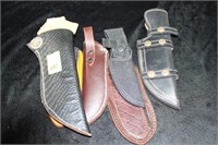 6 KNIFE SHEATHS