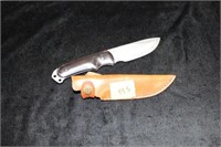STAINLESS FIXED BLADE KNIFE WITH SHEATH