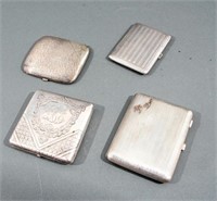 German & Russian Silver Cigarette Cases, 4