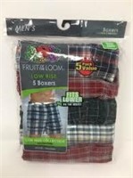 Fruit of The Loom Mens 5pk Low-Rise Style Boxers