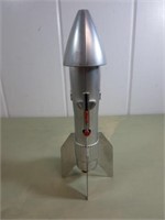 Vintage Astro Cast Metal Rocket Bank