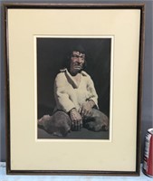 "Cree Man" framed print 18"x14.5"