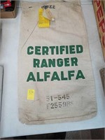 Ranger alfalfa seed bag