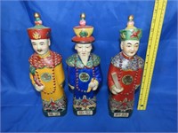 Set of 3 Asian Men Figures