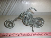 Wire Art Chopper Motorcycle