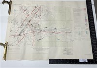 Old map, German military, Map FREIBURG Germany,