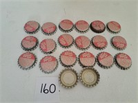 20 Vintage Bottle Caps Pink Squirt Unused