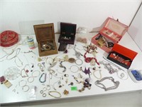 Costume Jewelry, Boxes and More