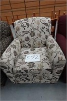1 Tan Upholstered Chair