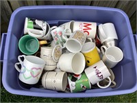 Assorted coffee cups