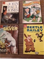 4 COMIC BOOKS 1950s 10cents HIYO SILVER  & MORE