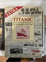 Titanic memorabilia book lot