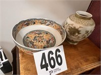 Oriental Bowl & Vase(Den)