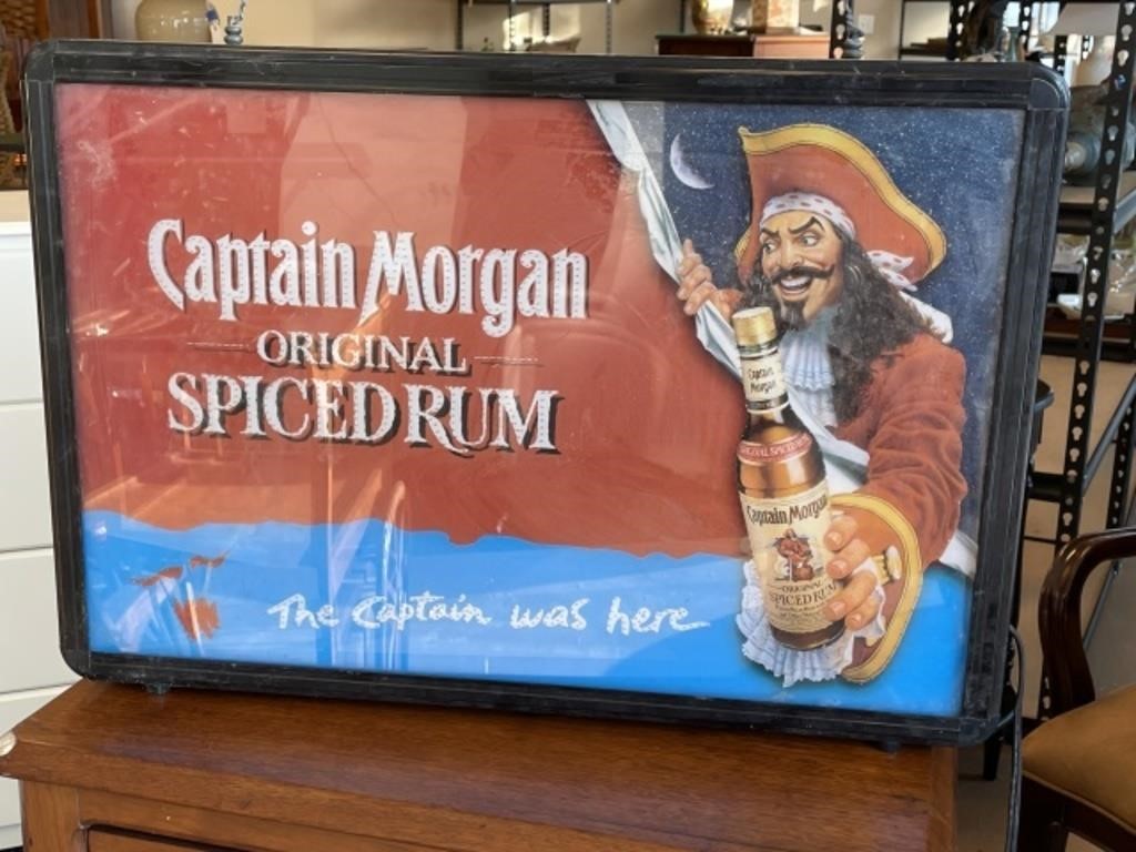 Captain Morgan Electric  Advertising Sign