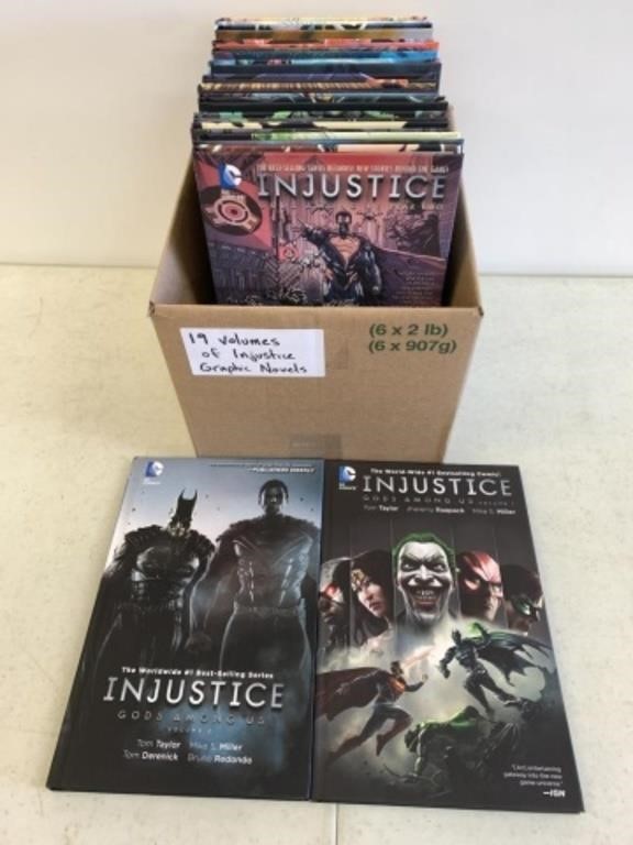 19 Volumes of Injustice Graphic Novels