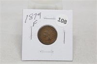 1879 F Indian Head Cent