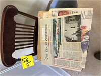 chair - newspapers