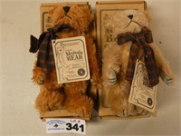 Pair of Boyds Mohair Collection Bears