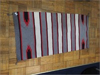 Vintage Navajo style rug, 29" x 60"