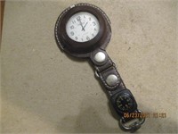Raulings Pocket Watch w/ Compass Attached