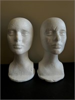 Styrofoam Mannequin Wig Form Heads