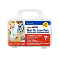 SM1177  77 Piece First Aid Kit Value Pack, Ready A