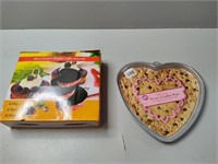 Heart Shape Cake and Cookie Pans