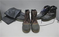 Three Pair Of Boots Largest 10  Pre-Owned