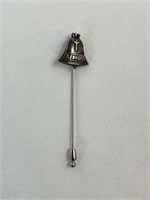 Vintage Metal Glenwood Bell Cross Hat Pin
