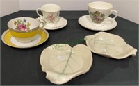 Combination lot includes three teacup and