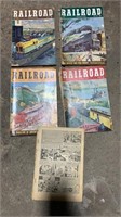 1940/50s Railroad Train Magazines