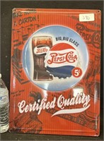 REPOP PEPSI COLA METAL SIGN