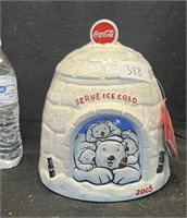 CERAMIC COCA COLA COOKIE JAR