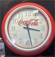 22" COCA COLA BATTERY OPER CLOCK