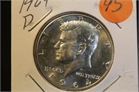 1964-D Kennedy Silver Half Dollar