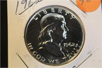 1962 Proof Franklin Silver Half Dollar