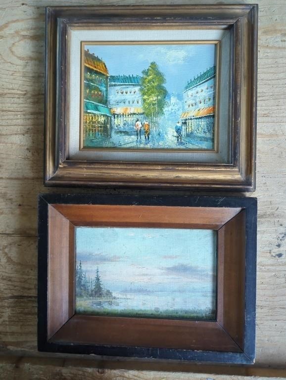 Original Marked Oil Paintings