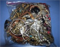 Gallon Bag of Costume Jewelry