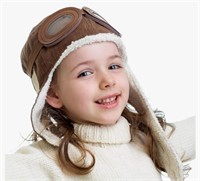 (New) Baby Pilot Hat Warm Aviator Cap with